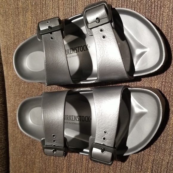NWOT BIRKENSTOCK Arizona EVA Anthracite Regular Fit Color Light Gray Size 36 - Picture 9 of 11